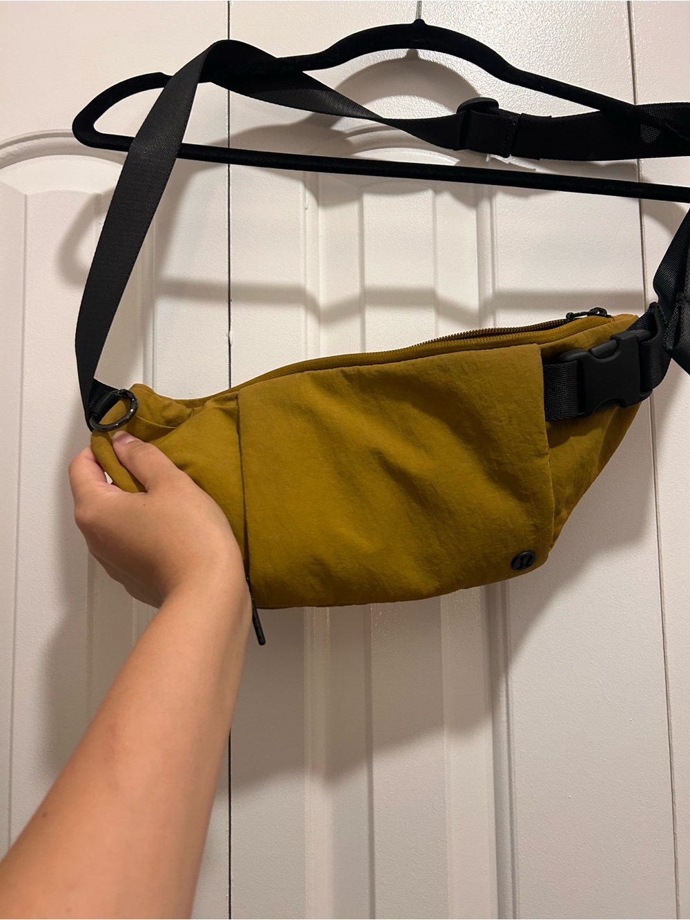 Lululemon Yellow/Green Crossbody Waist Bag - Casual Everyday Sling
